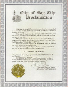 2014 "96 Tears" proclaimed Bay City's Official Rock and Roll Song