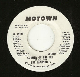 One of the records given to Mary Hinds was this promo 45 that was pressed at ARP in the fall of 1972. The Jackson 5 single debuted on the Billboard Hot 100 on October 28th - two days before the devastating fire