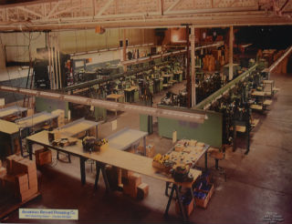 The record presses at ARP in the 1960's