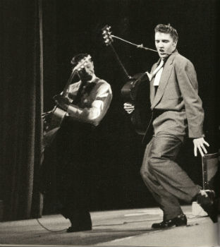 Scotty Moore and Elvis 1956