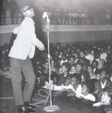 Stevie Wonder on stage 1960's