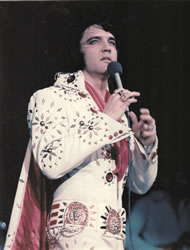 One of Tom Bert's photos of Elvis Presley
